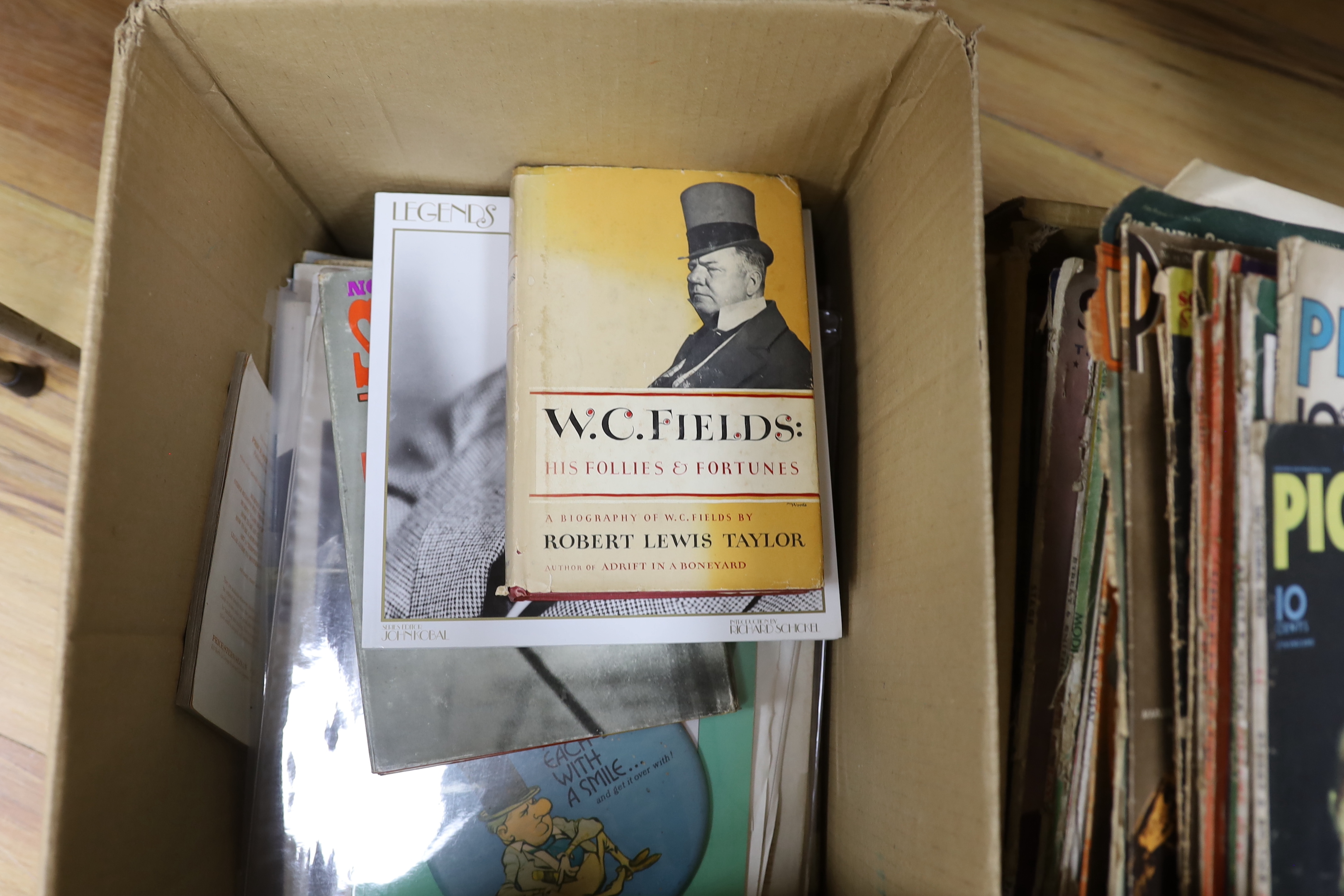 Film Magazines - include Picture Play, Motion Picture, Screen Play (etc.) illus. throughout, pictorial wrappers, 4to. inter-war period and later; together with a few items relating to W.C. Fields, and a few miscellaneous